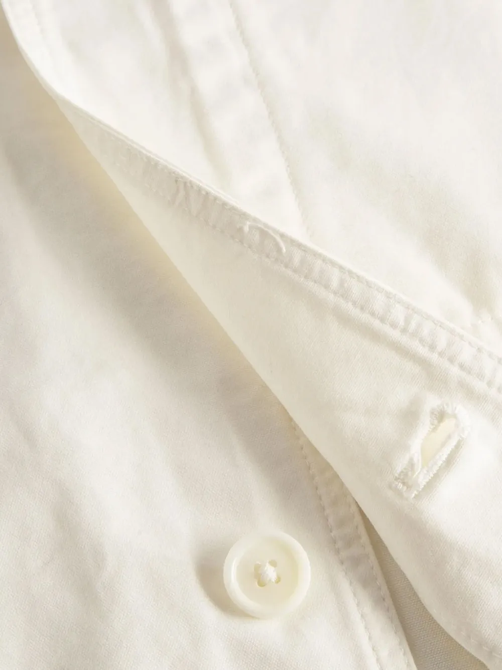 Norse Projects Katoenen overhemd met lange mouwen Beige