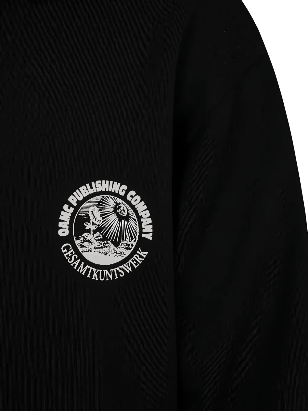 OAMC Sweater met logoprint Zwart