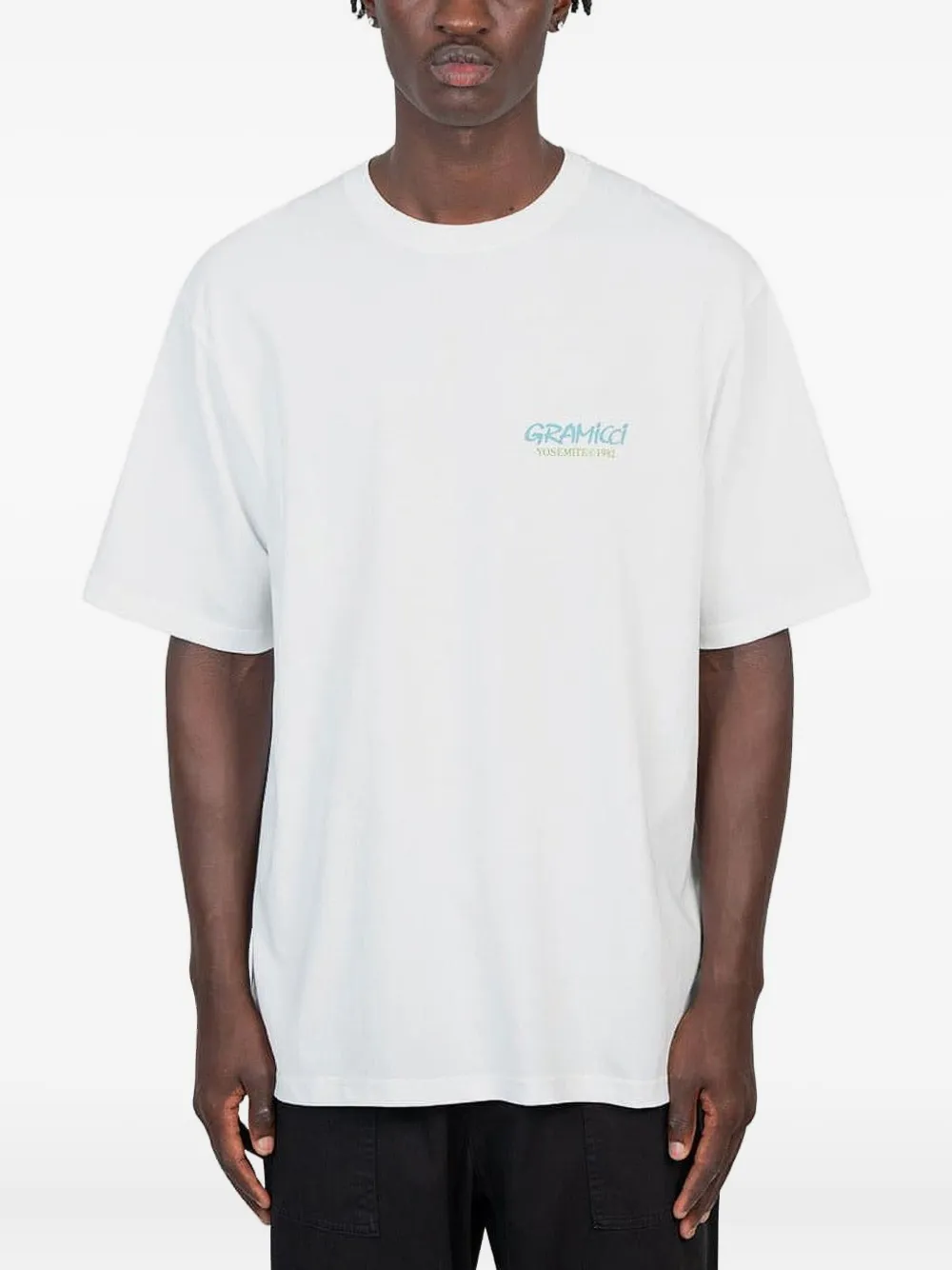 Gramicci graphic-print t-shirt - ホワイト Gramicci graphic-print t-shirt - ホワイト