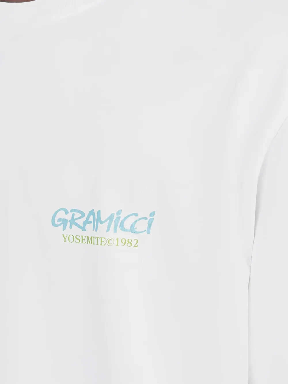 Gramicci T-shirt met grafische print Wit