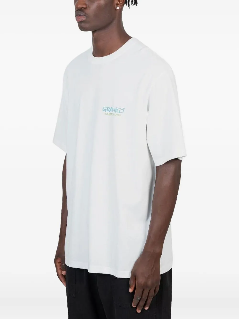 Gramicci T-shirt met grafische print Wit