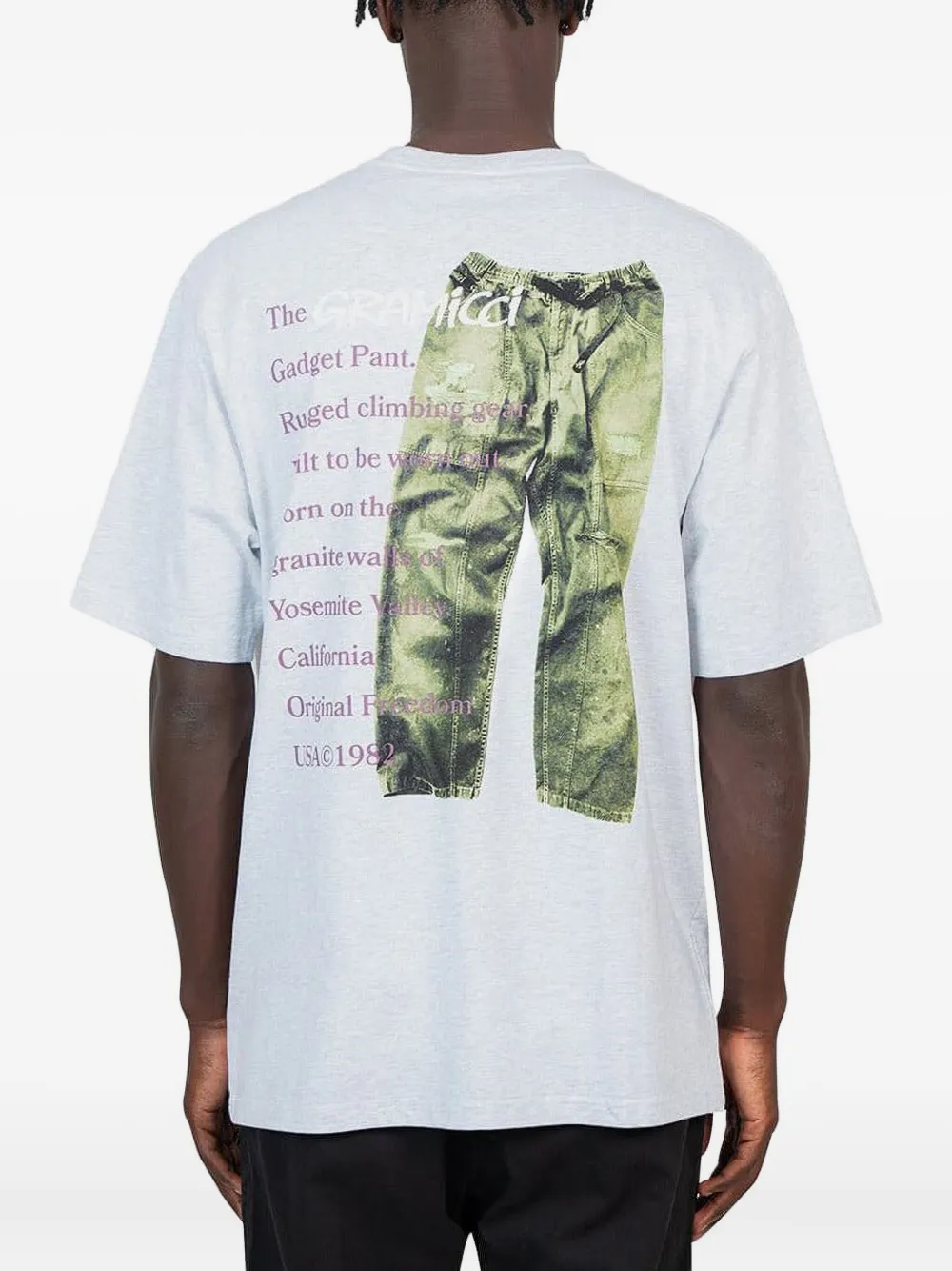Gramicci T-shirt met print Grijs