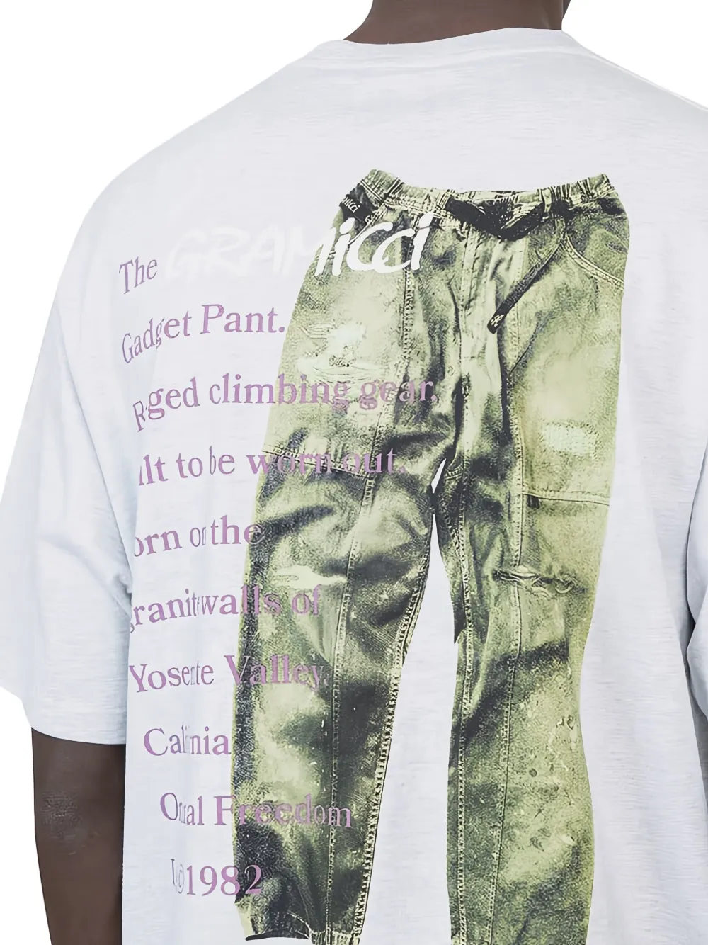Gramicci T-shirt met print Grijs