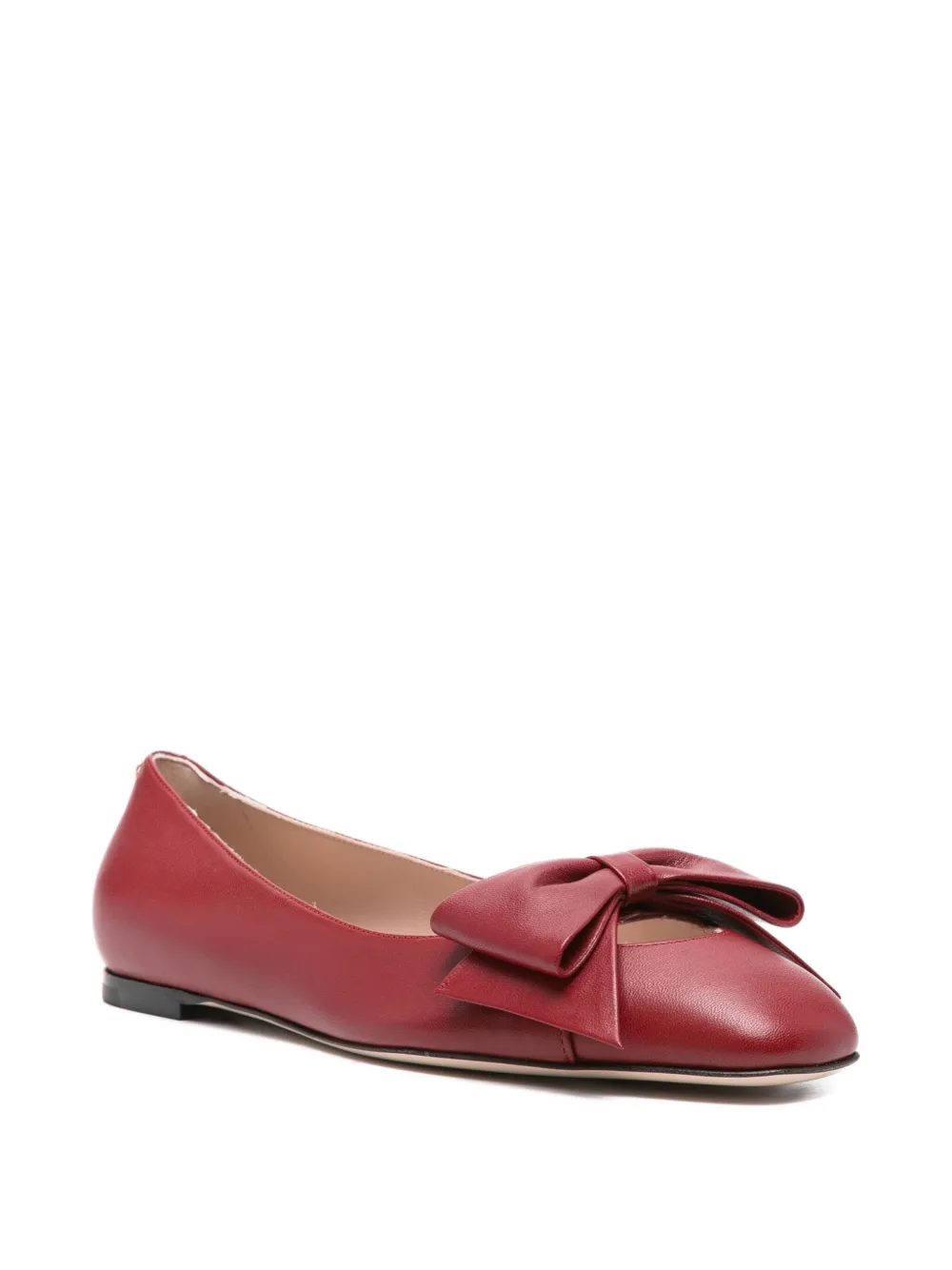 Valentino Garavani Ballerina's met strikdetail Rood