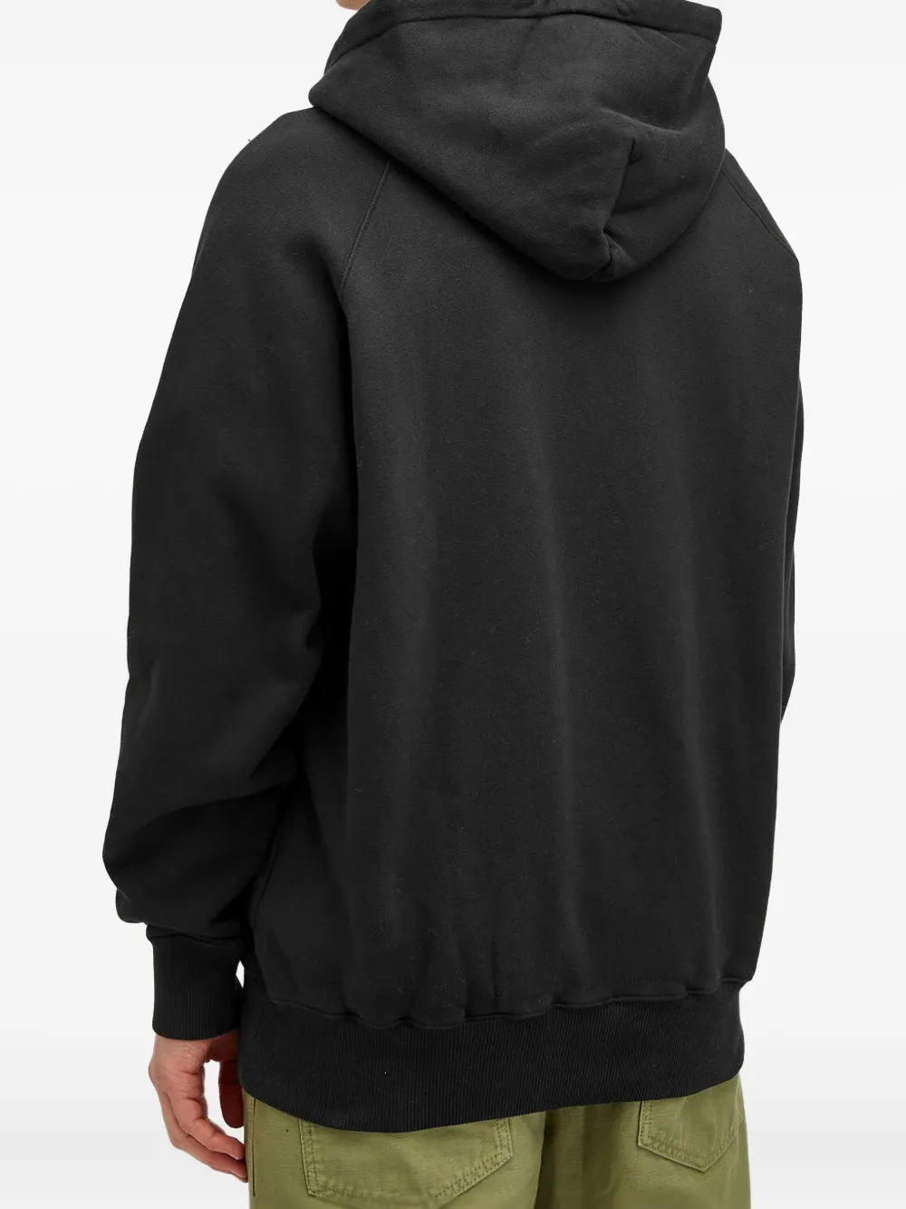 Norse Projects Hoodie met logopatch Zwart