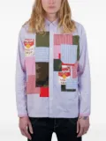 Junya Watanabe MAN Andy Warhol patchwork shirt - Blue