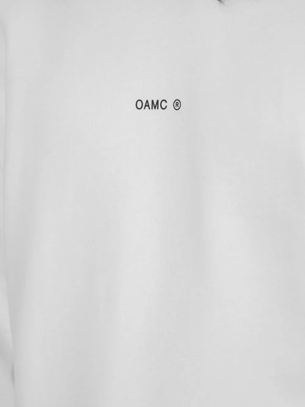 Oamc Cotton Sweatshirt In White