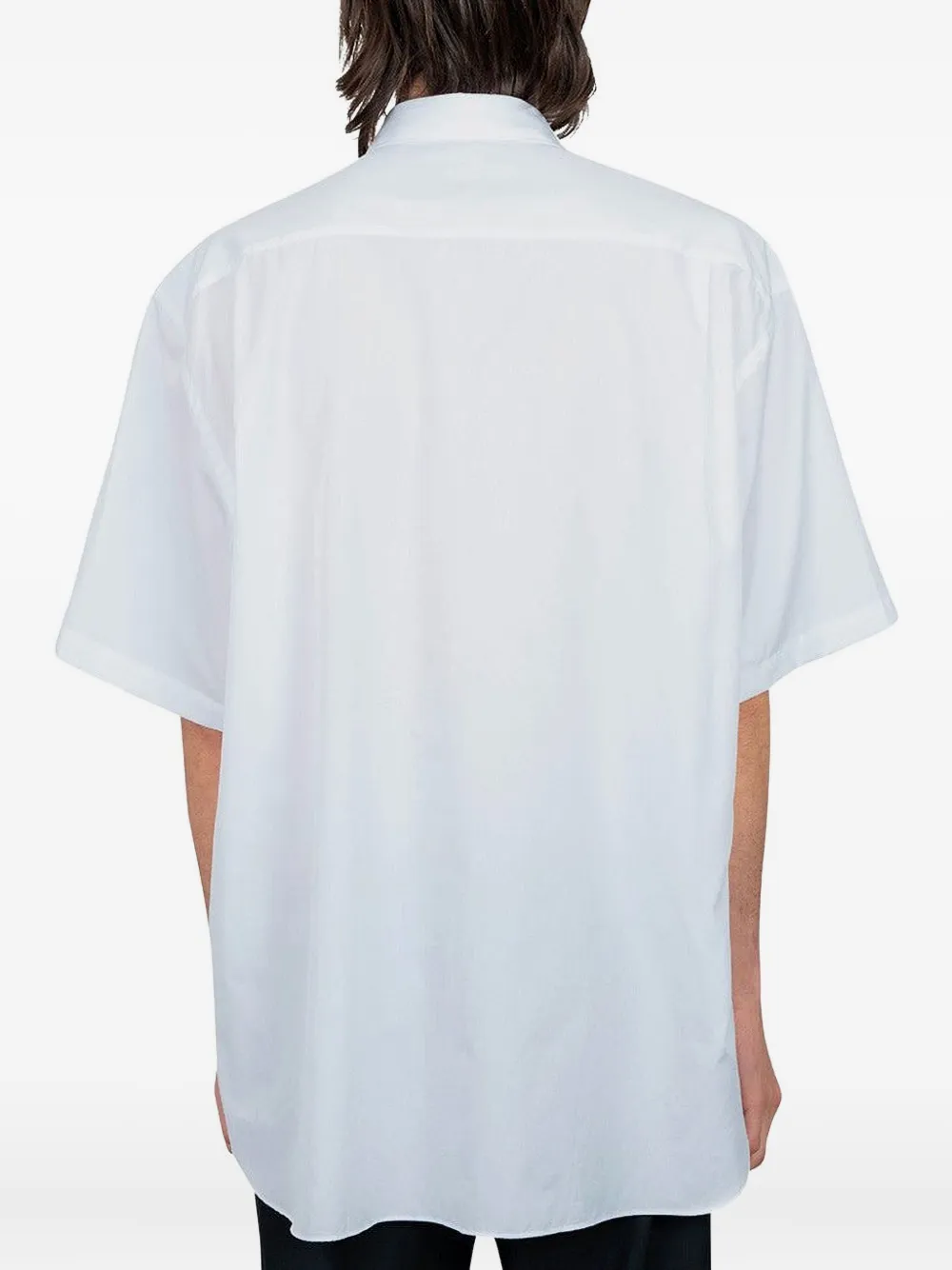 Comme Des Garçons Homme Deux Hemd Mit Aufgesetzter Tasche In White