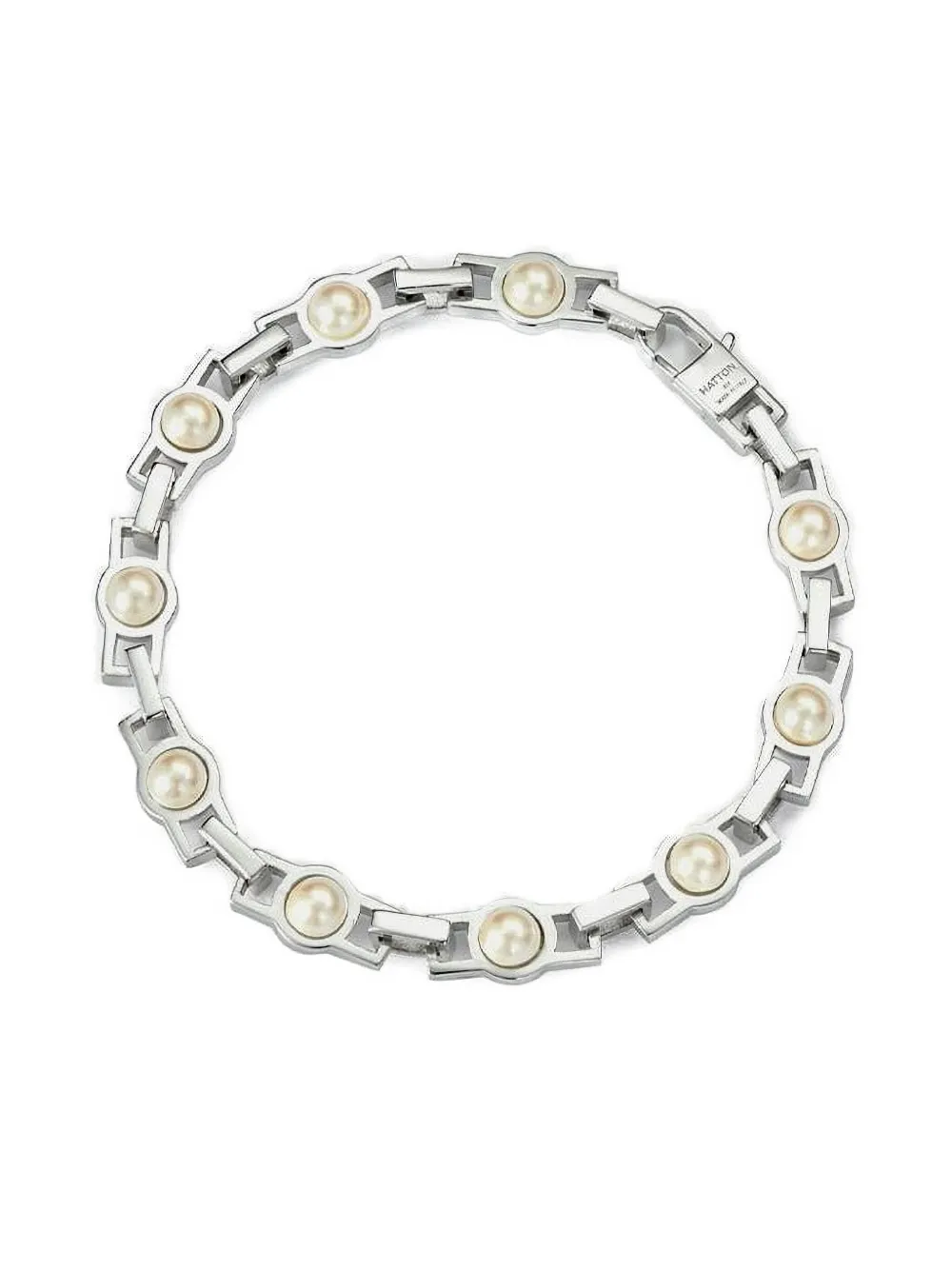 Hatton Labs pearl-embellished bracelet - Argento