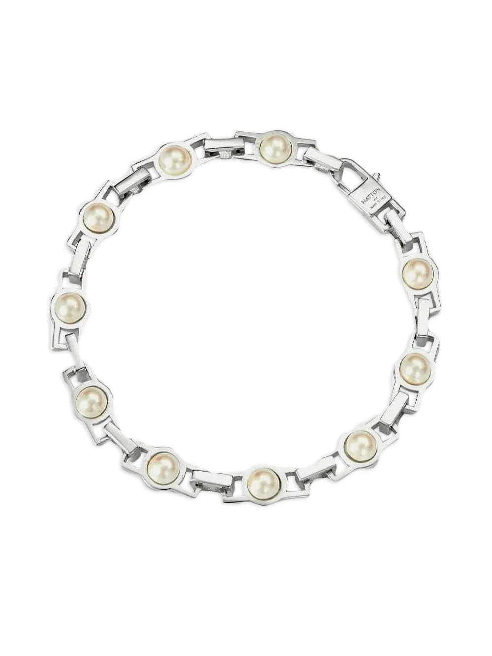 Hatton Labs pearl-embellished bracelet - Argento
