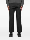 Courrèges pressed-crease trousers - Black