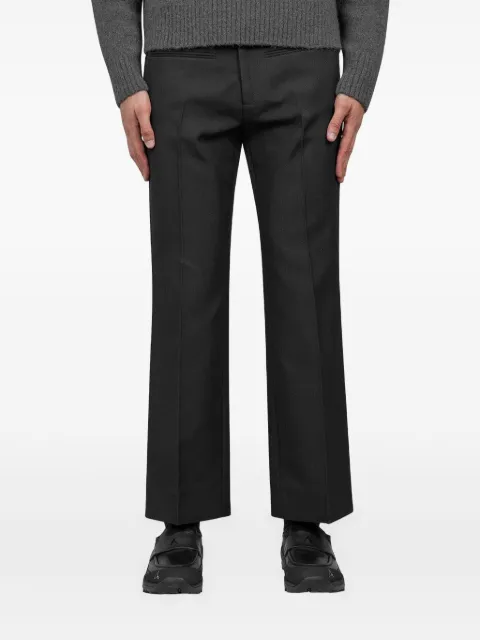 Courrèges pressed-crease trousers