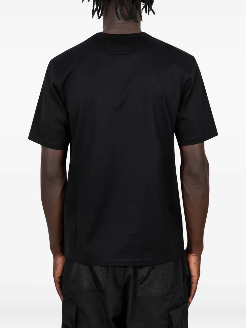 C.P. Company T-shirt met vierkant logo Zwart