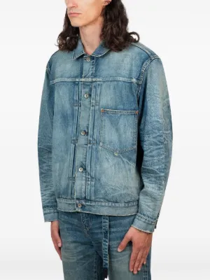 Sacai（サカイ）デニムジャケット - FARFETCH