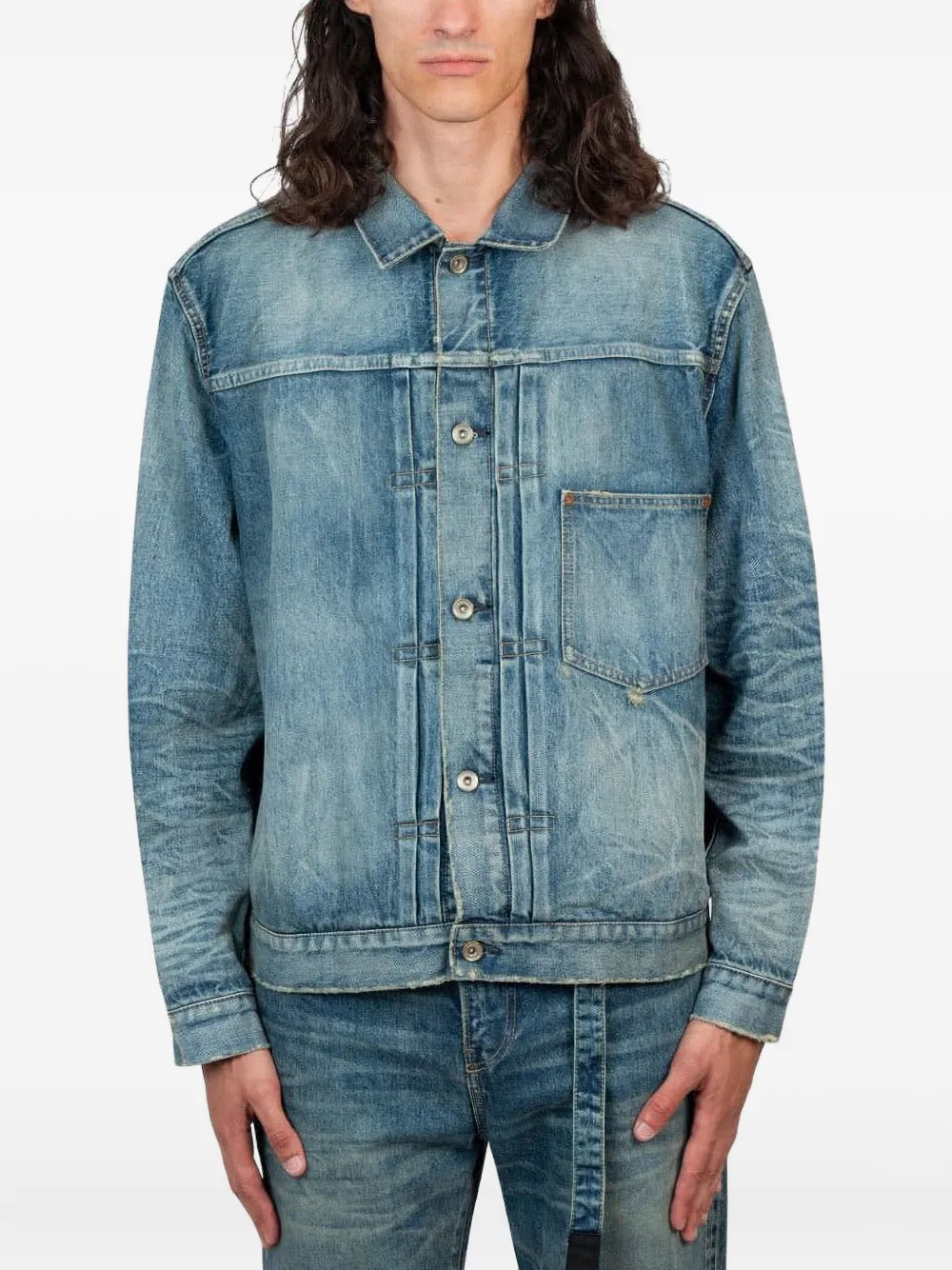 sacai denim jacket | Blue | Image 1