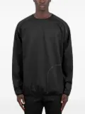 Oakley curved-hem crewneck jumper - Black