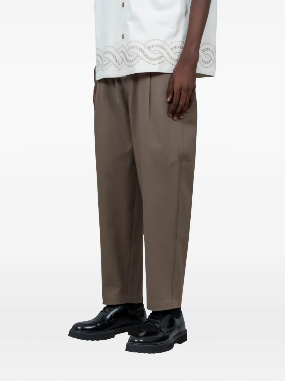 Sunflower Broek met geplooid detail - Grijs