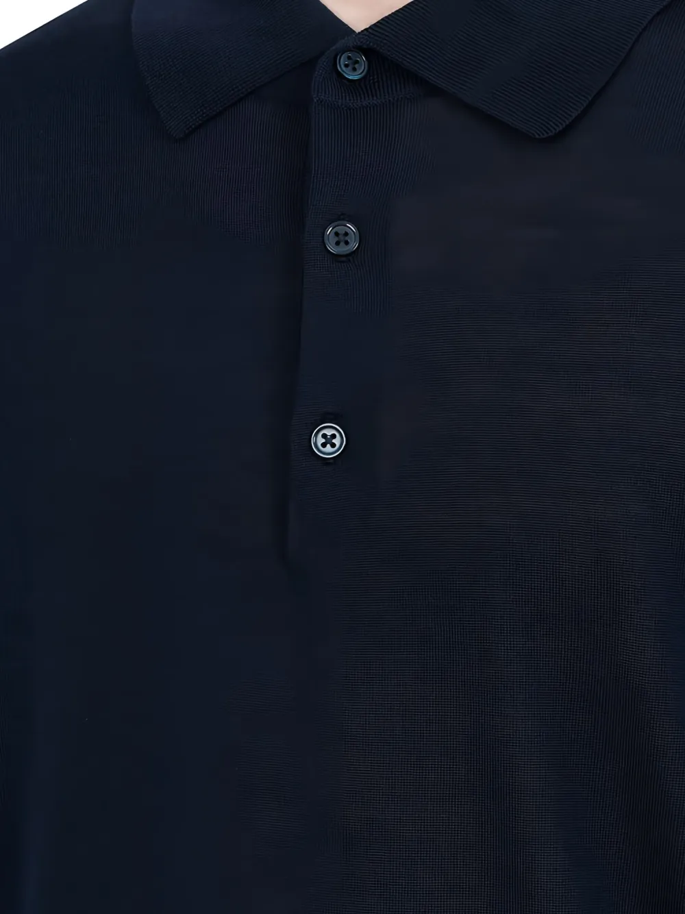 Universal Works Langärmeliges Poloshirt In Blue