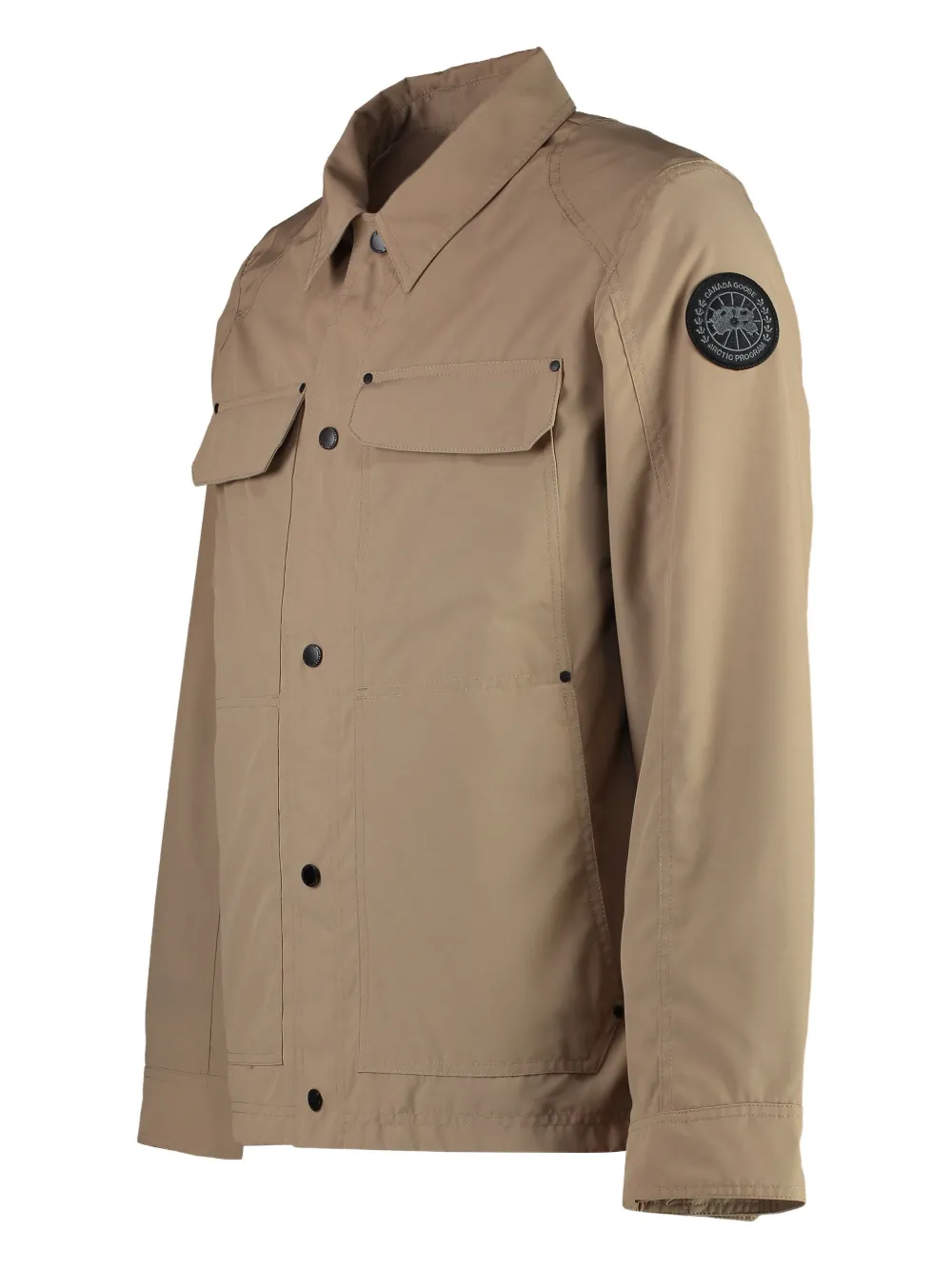 Canada Goose Burnaby Core button-fastening jacket Beige