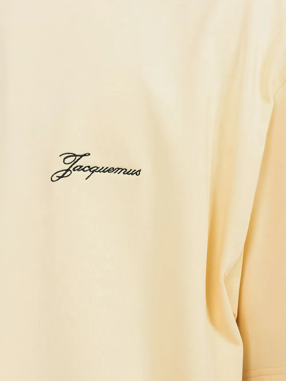 Jacquemus T-shirt Mit Hantel-print In Yellow