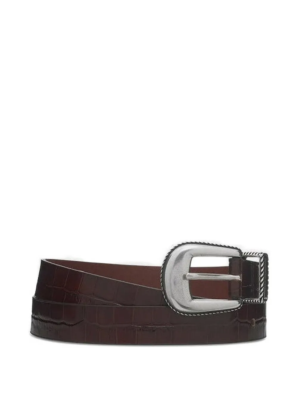 Drôle De Monsieur Logo Belt In Brown