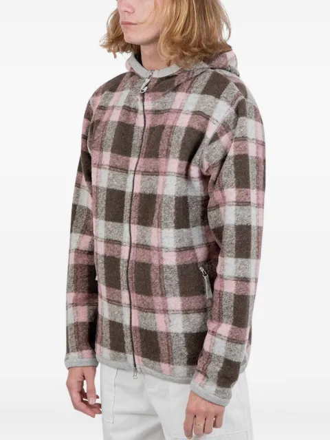 Norse Projects hooded checked jacket