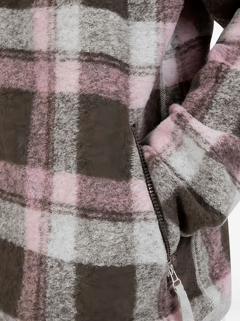 Norse Projects Geruit jack Grijs