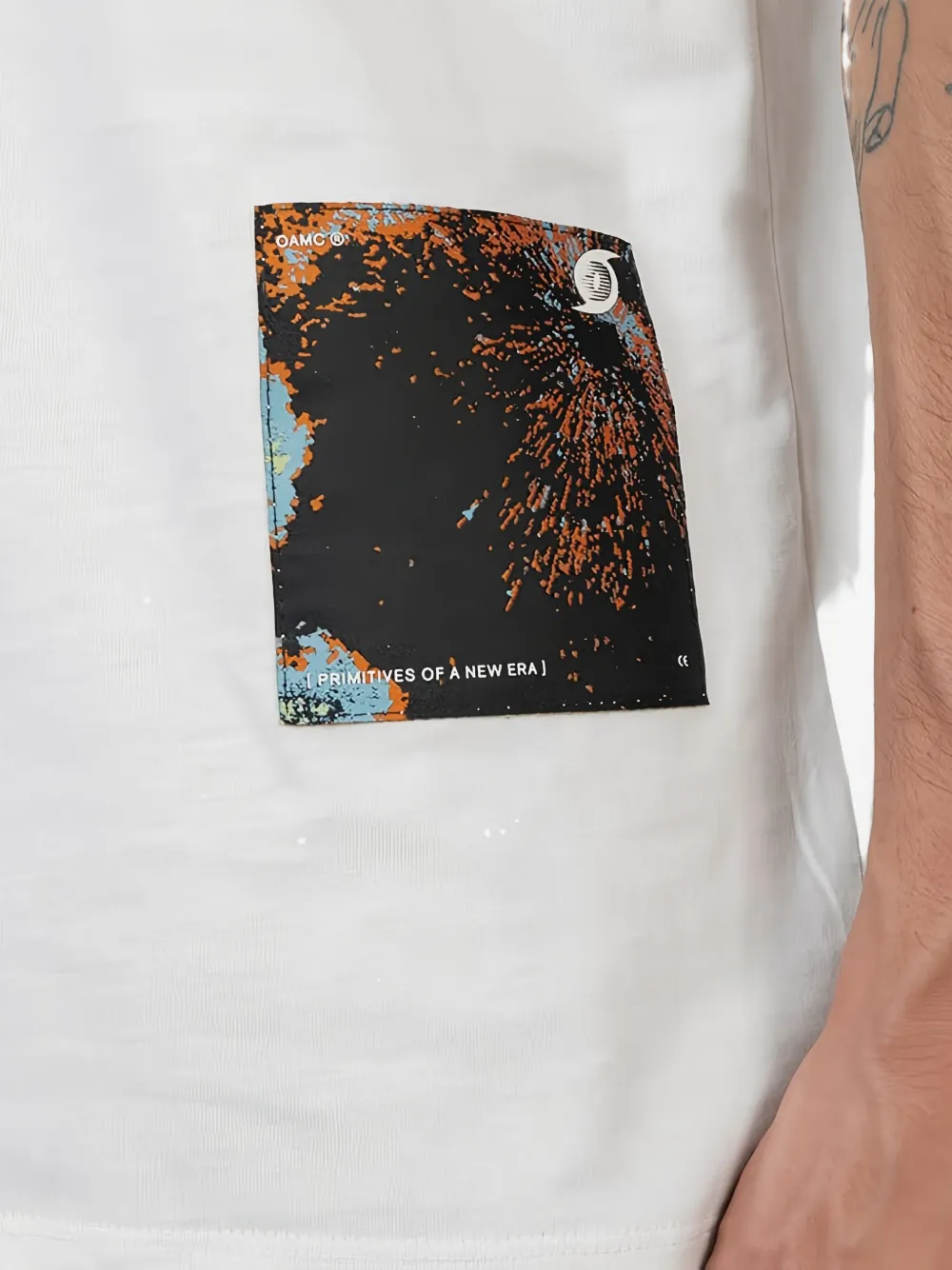 OAMC graphic-patch T-shirt Wit