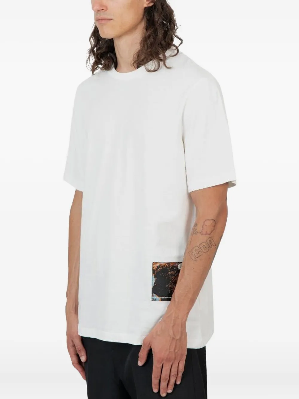 OAMC graphic-patch T-shirt Wit