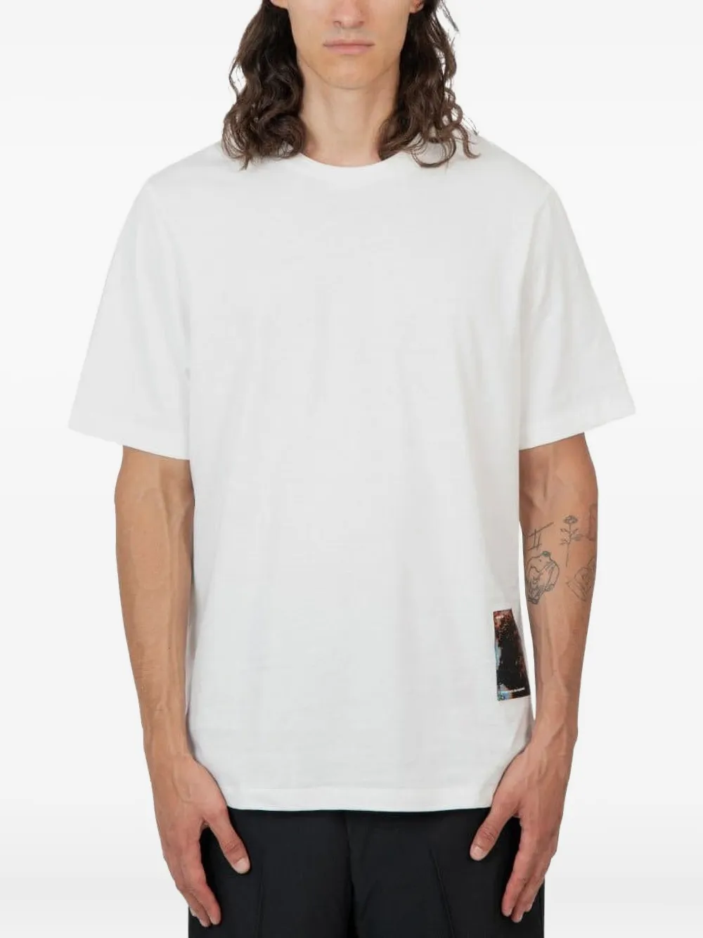 OAMC graphic-patch T-shirt Wit