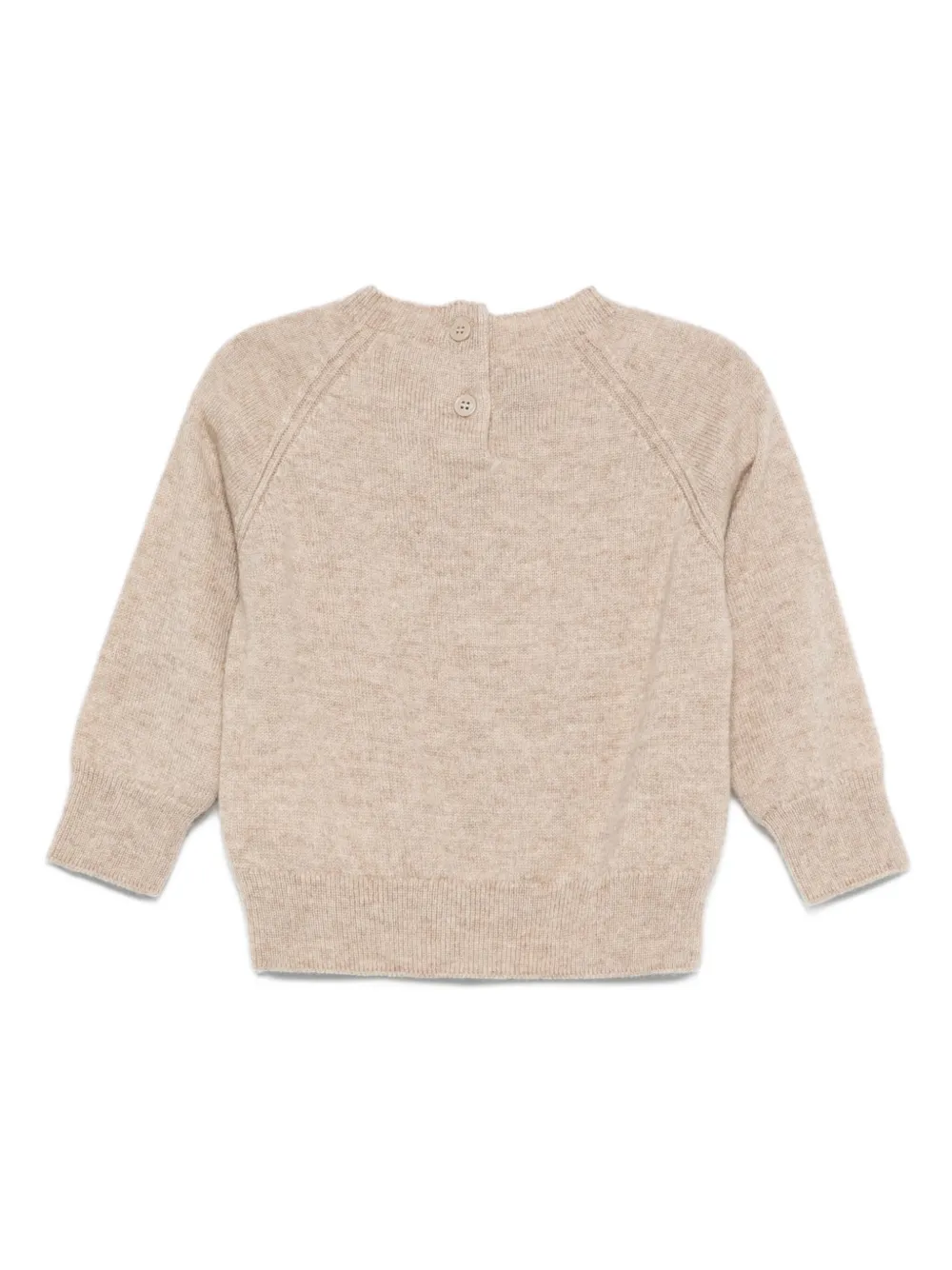 Moncler Enfant logo-patch raglan-sleeve sweater | Jumpers & Sweatshirts | Image 2