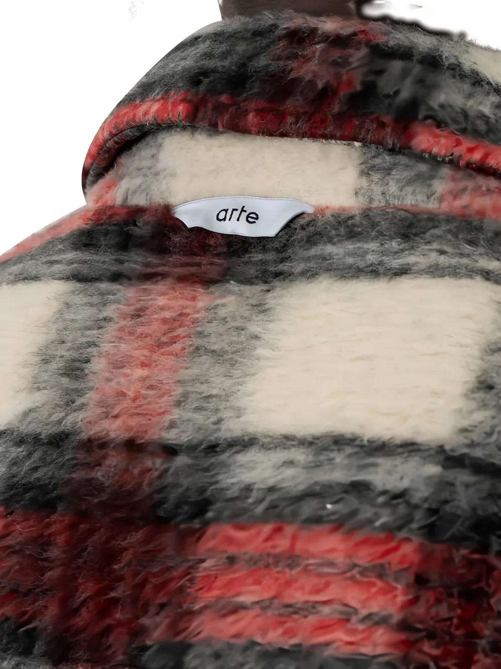 Arte Antwerp Karierte Jacke Mit Reissverschluss In Multi
