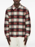 Arte Antwerp checked zip-up jacket - Red