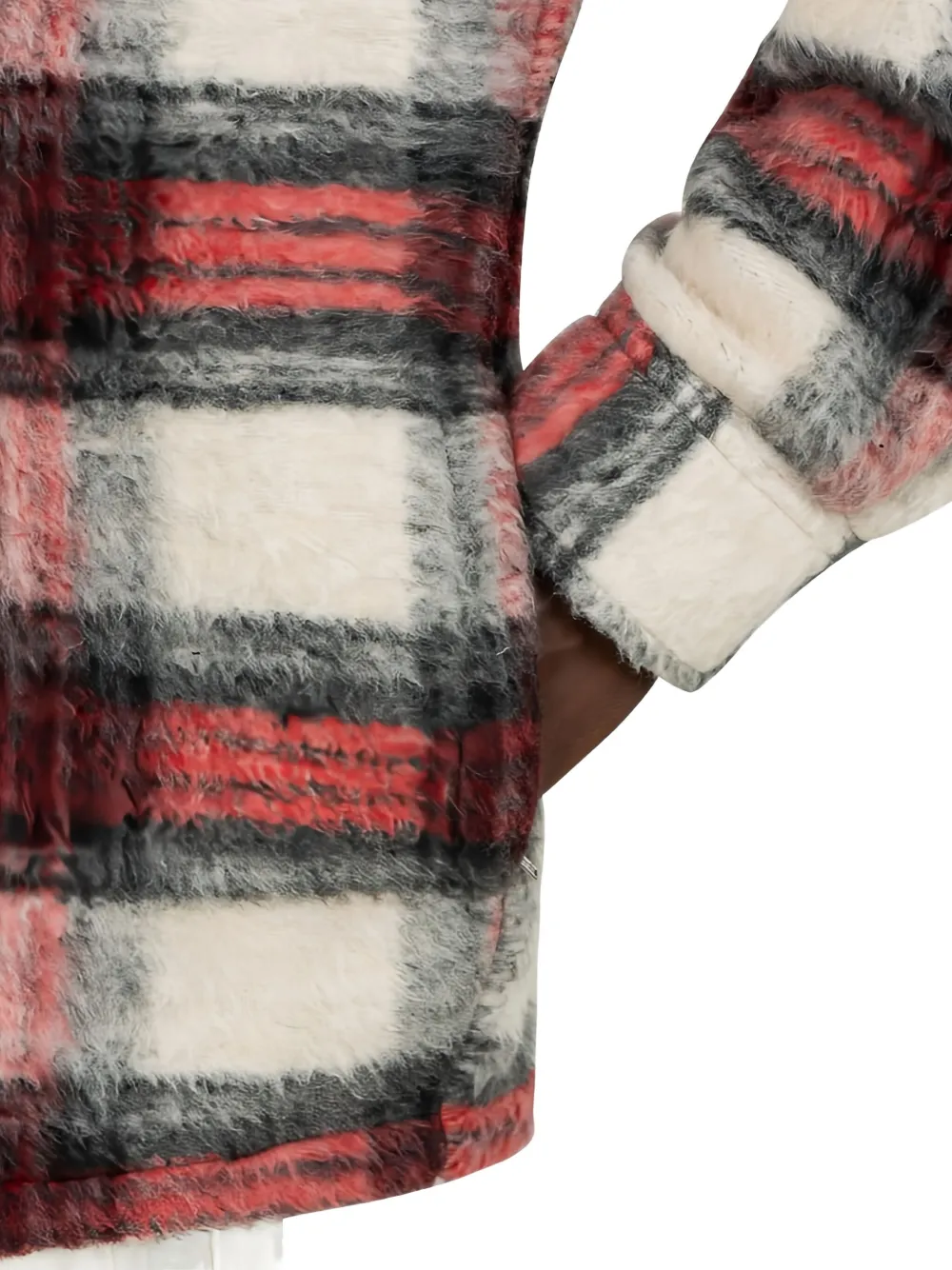 Arte Antwerp Karierte Jacke Mit Reissverschluss In Multi