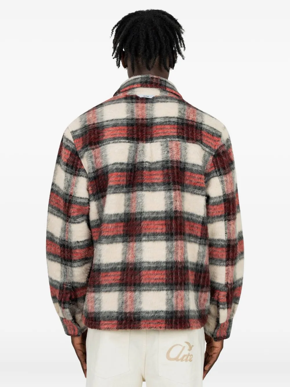 Arte Antwerp Karierte Jacke Mit Reissverschluss In Multi