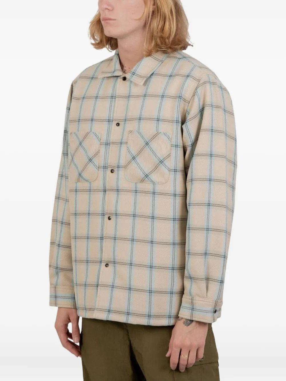 BEAMS PLUS checked shirt - ニュートラル BEAMS PLUS checked shirt - ニュートラル