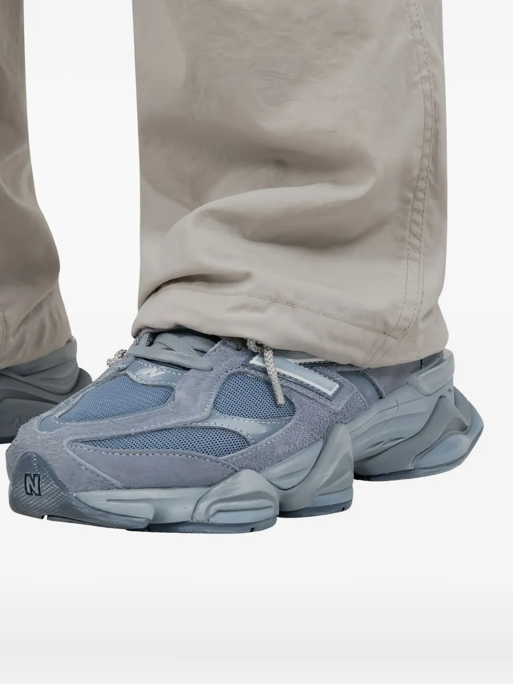BEAMS PLUS Cargo broek met zes zakken Grijs