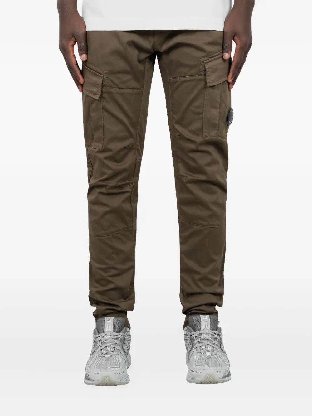 C.P. Company Lens-detail cargo trousers | Brown | Image 1