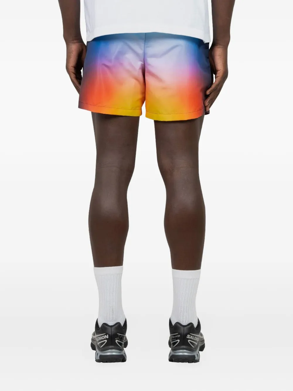 Casablanca Men's Gradient-print Swim Shorts In Multi