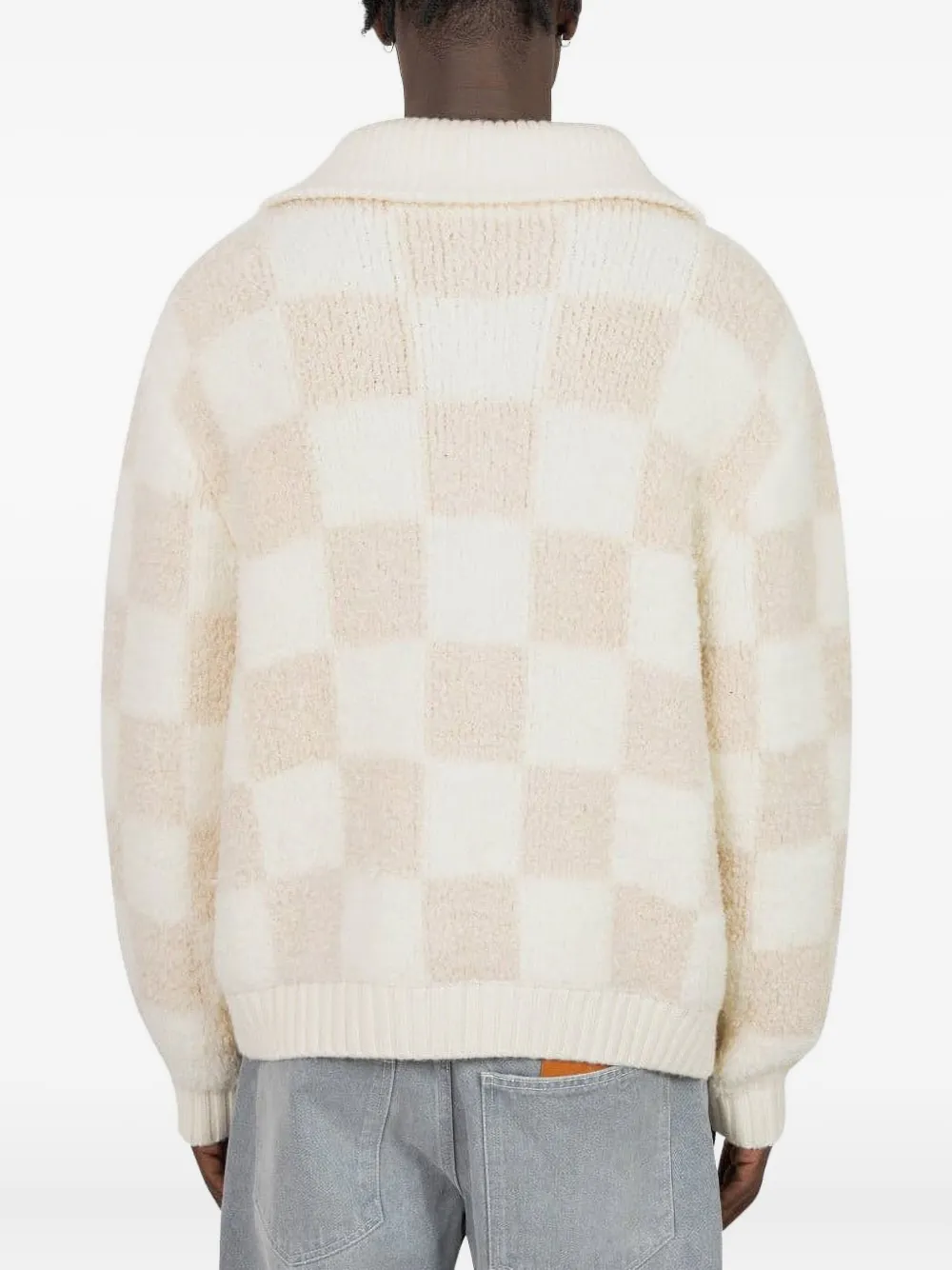 Casablanca Kabelgebreid vest Wit