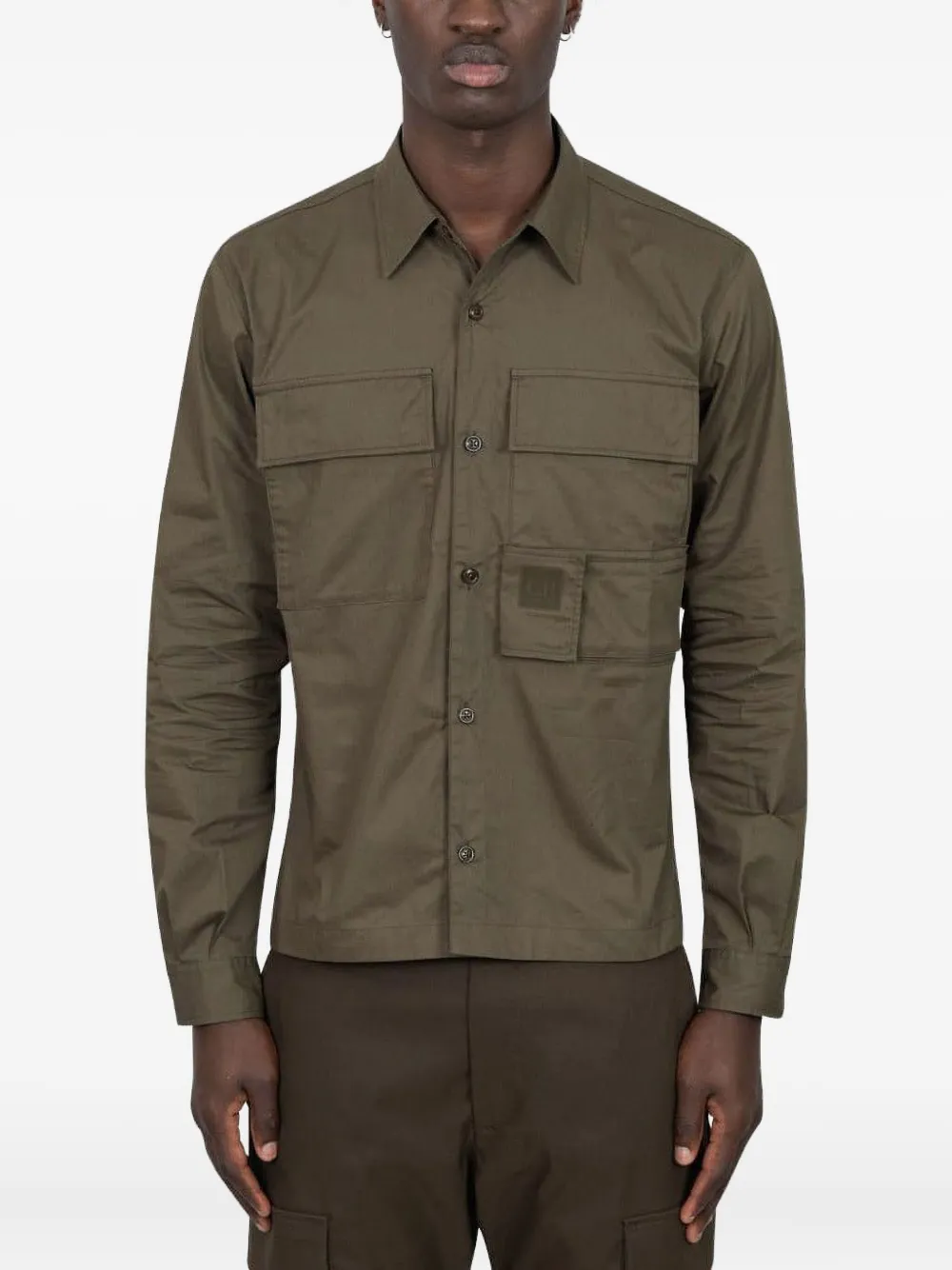 C.P. Company chest-pockets long-sleeve shirt | Green | Image 1