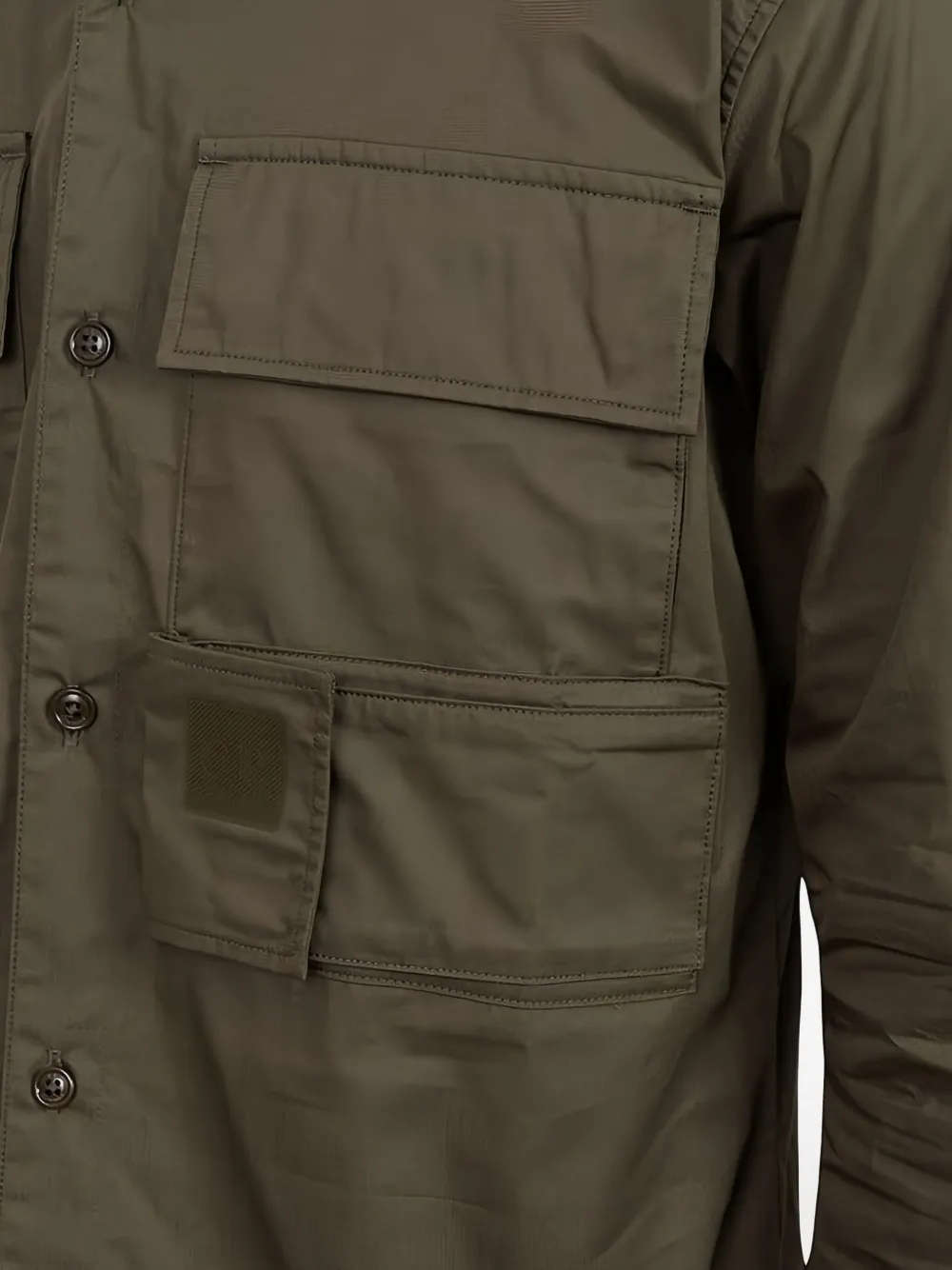 C.P. Company Overhemd met borstzakken Groen