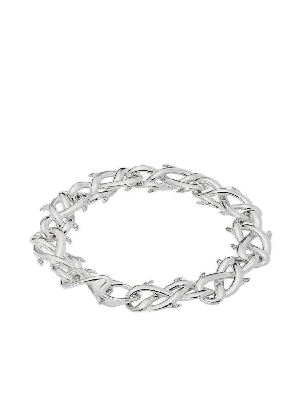 Hatton Labs thorn-link silver bracelet - シルバートーン Hatton Labs thorn-link silver bracelet - シルバートーン