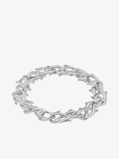 Hatton Labs thorn-link silver bracelet