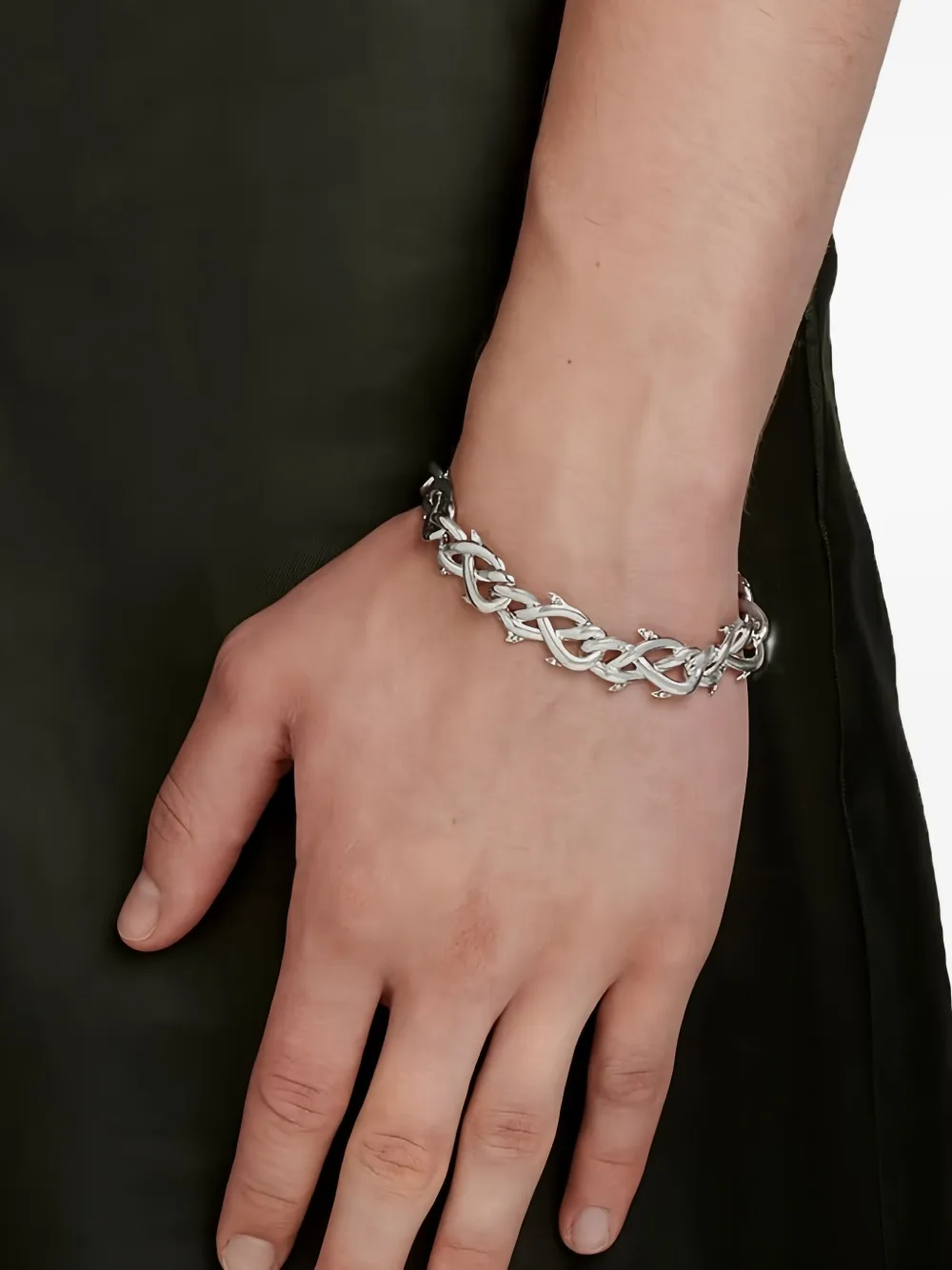 Hatton Labs Pulseira de prata com elos espinhos | Image 2