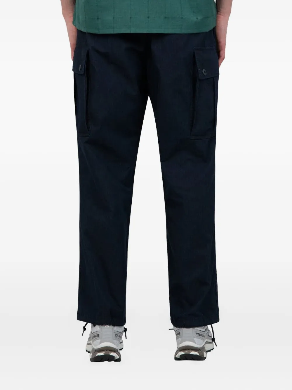 BEAMS PLUS Ripstop broek met zes zakken Blauw