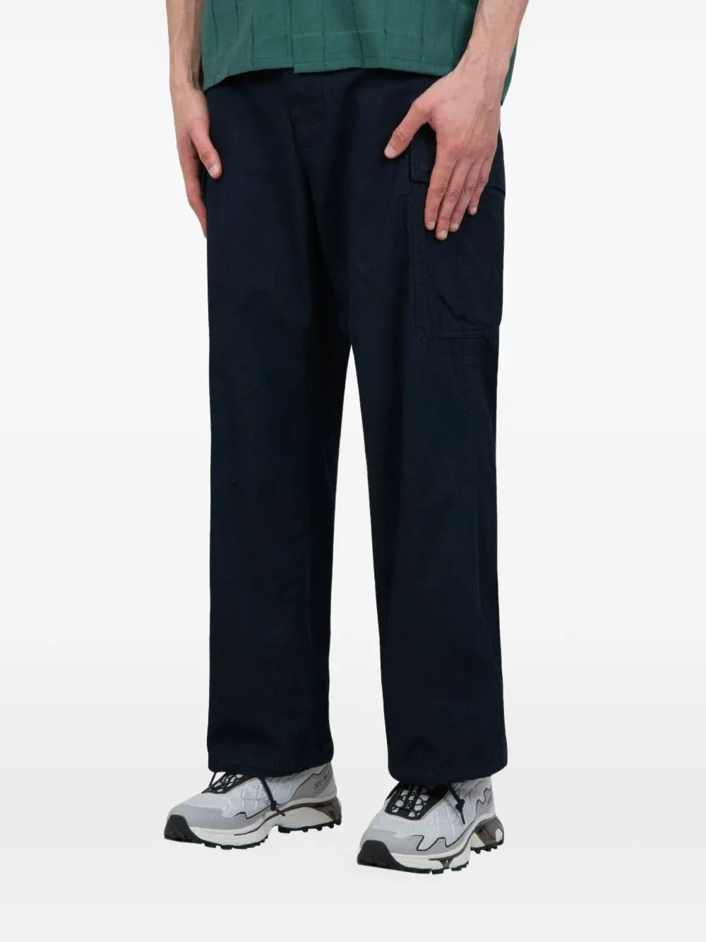BEAMS PLUS Ripstop broek met zes zakken - Blauw