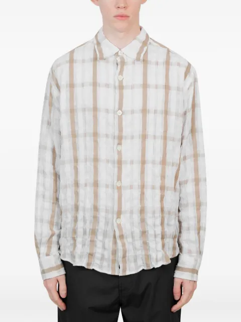 Vous Décidez checked shirt