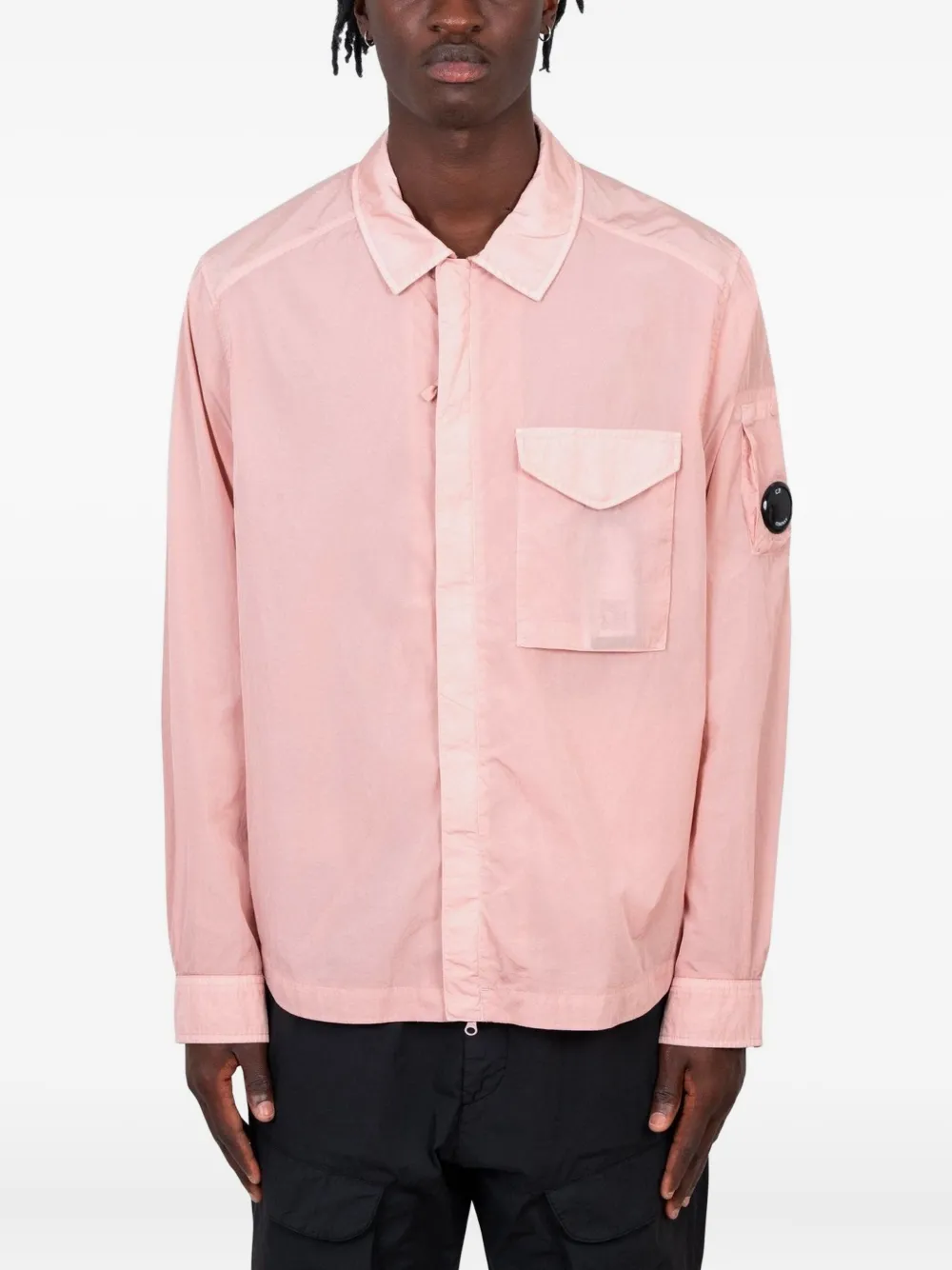 C.P. Company Chrome-R pocket-detail shirt | Pink | Image 1