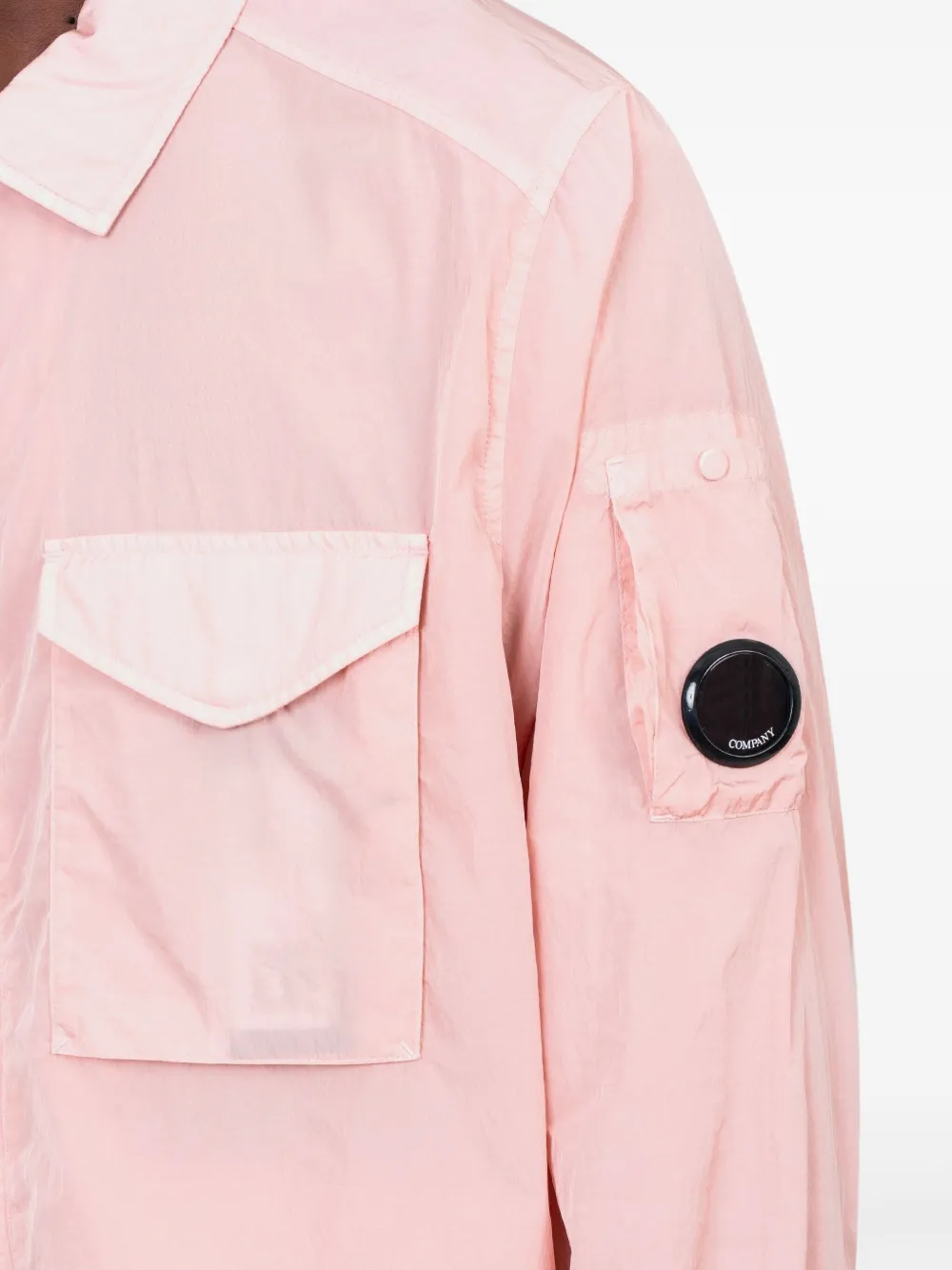 C.P. Company Chrome-R overhemd met zakdetail Roze